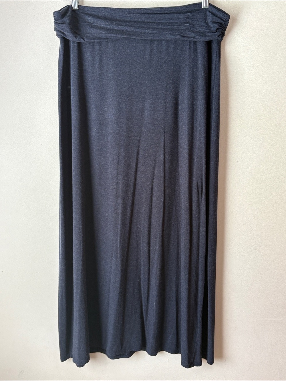 J. CREW Factory Maxi Long Skirt Heathered Navy L